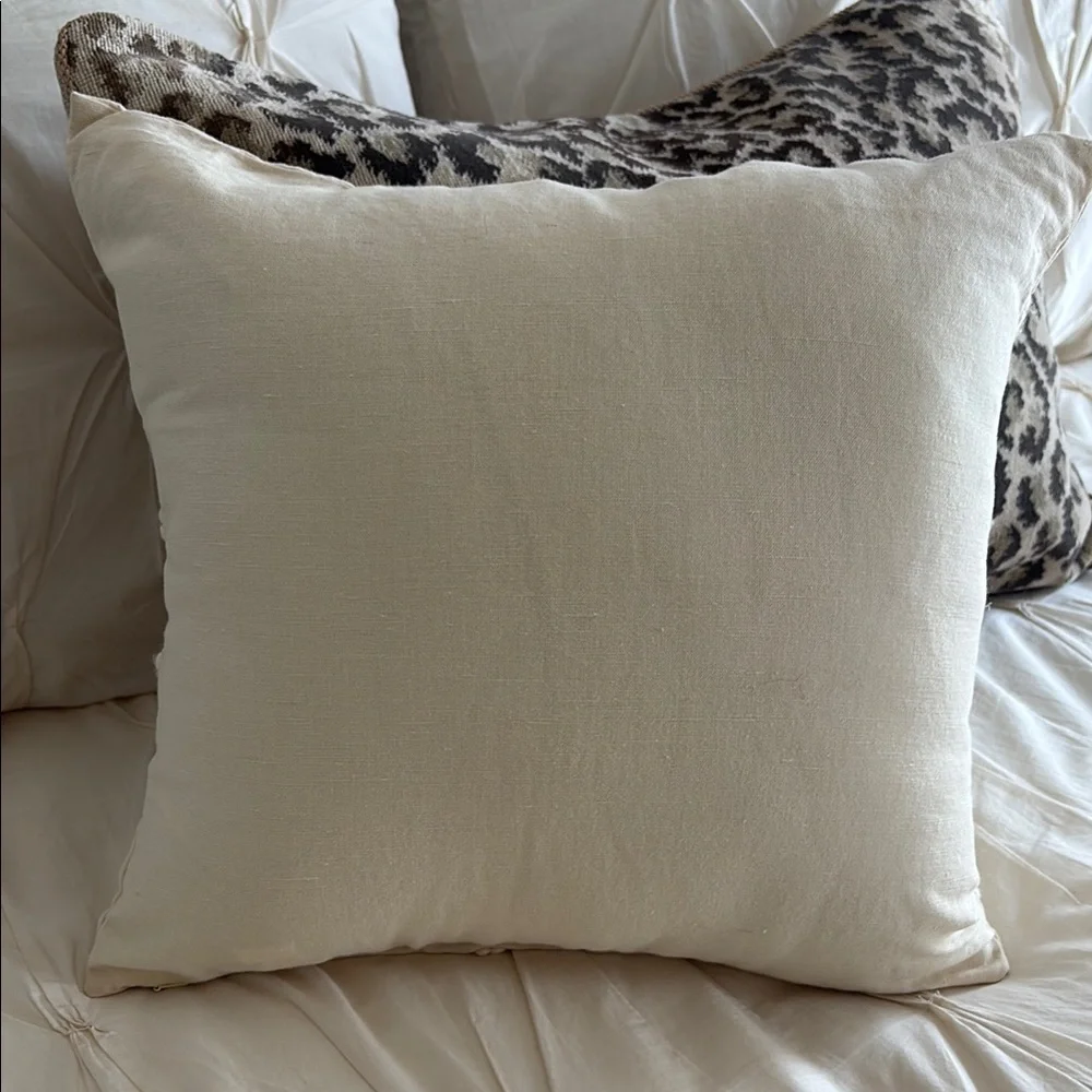 West Elm Cream Accent Pillow Cover